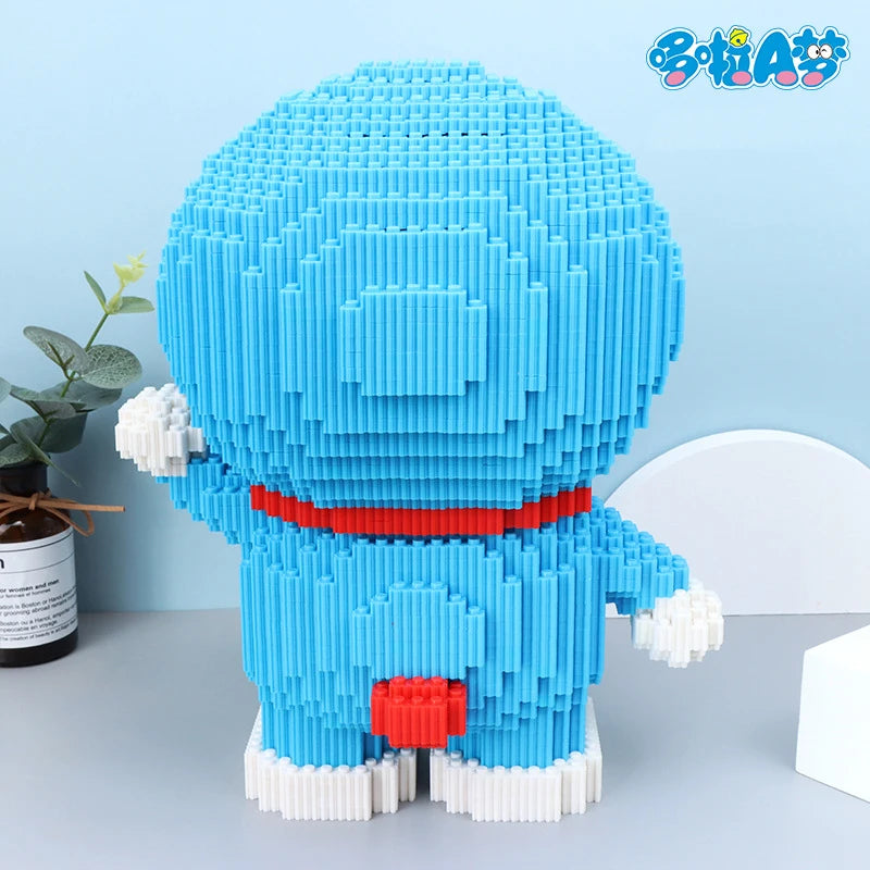 7280pcs+ Magic Building Blocks Doraemon Figure Big Model Assembled Connection Mirco Bricks For Children Block Toys