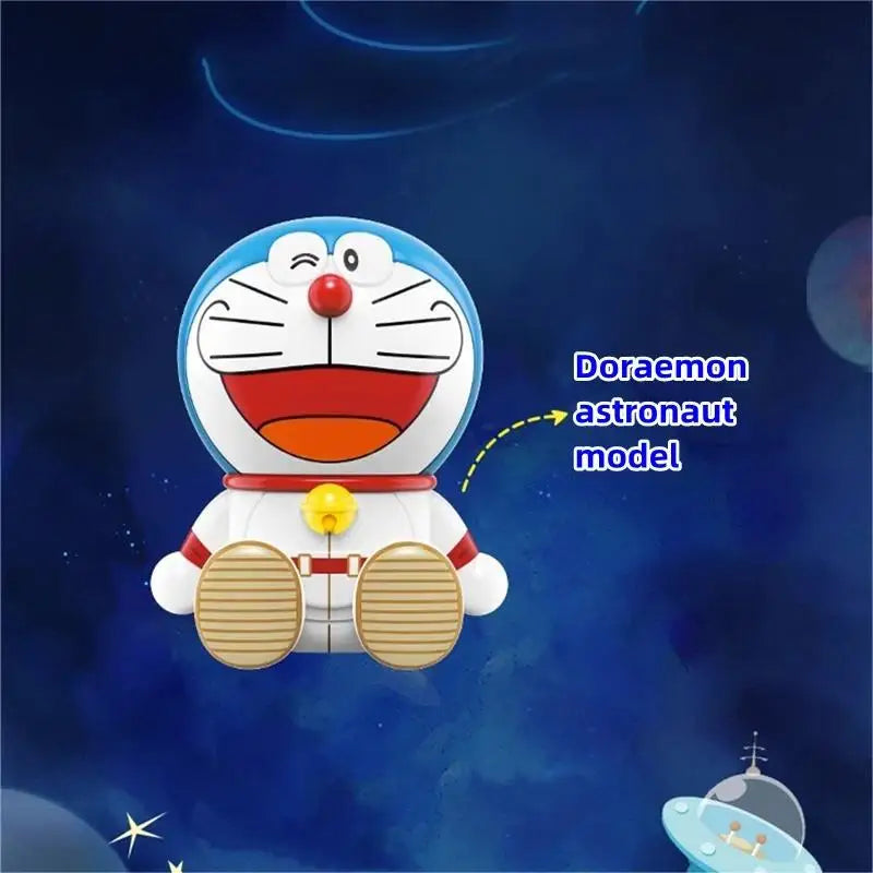 New Keeppley Doraemon Building Blocks Universe Adventure Series Assembled Cartoon Animation Model Children's Toys Girl Boy Gifts