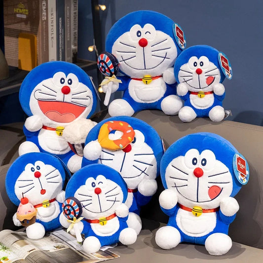 Original Doraemon Plush Toy Kawaii Japanese Style Dessert Series Doraemon Plushies Cuddly Doll Girl Birthday Gifts