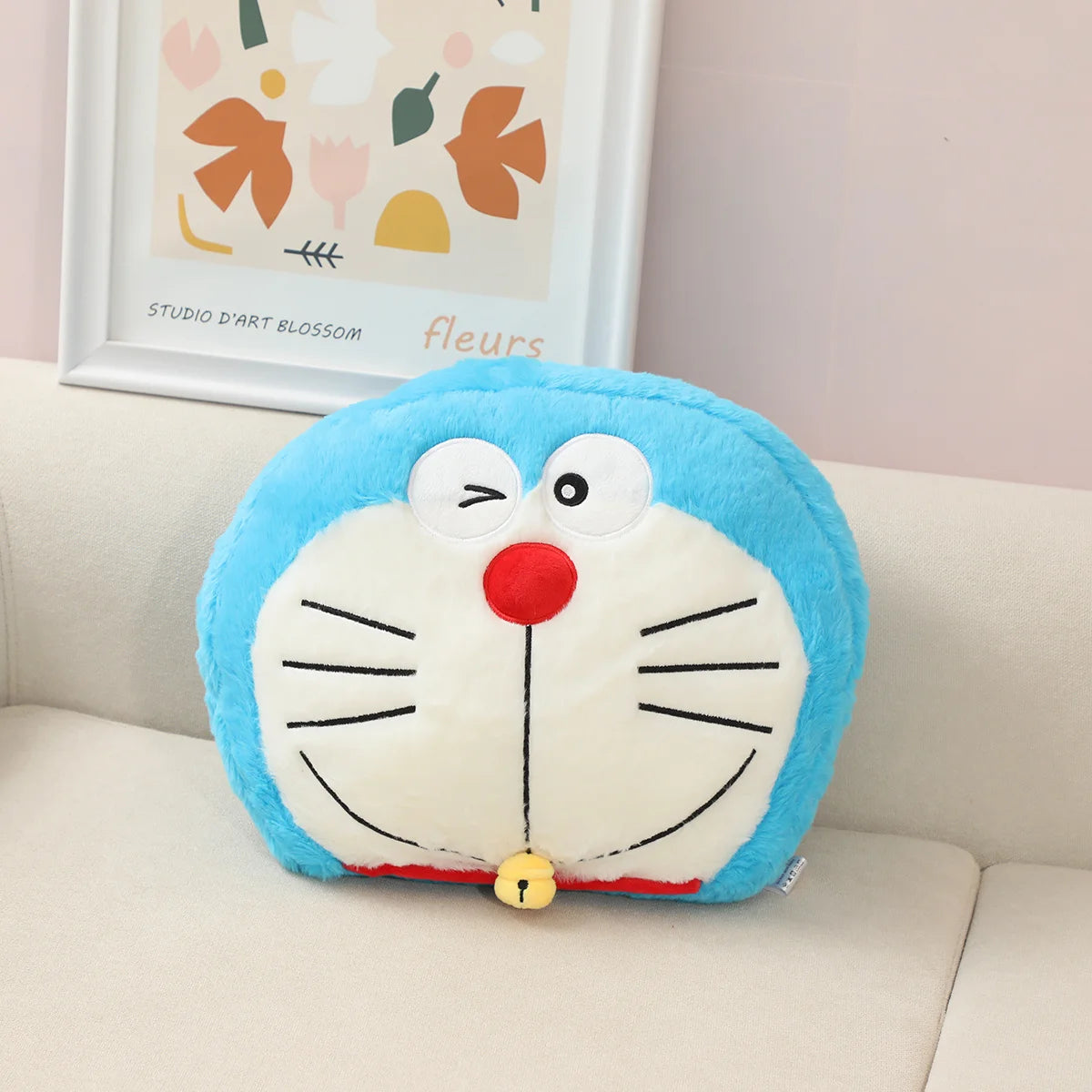 Big Size Doraemon Cuddly Comfortable Pillow Stuffed Doraemo Plushies Back Cushion Blanket Sofa Bed Sleeping Plush Toy Xmas Gift