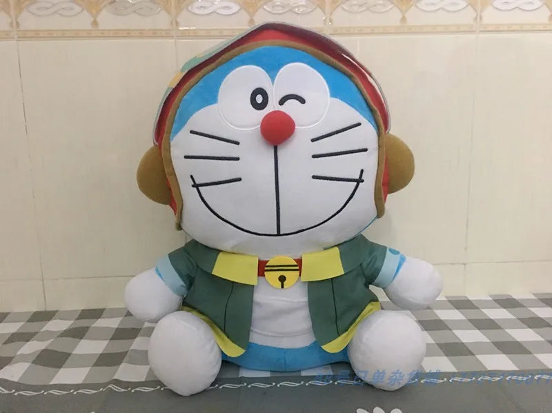 New Cute Japan Anime Doraemon The Movie Nobita's Sky Utopia Big Plush Toy 45cm Pillow Cushion Stuffed Kids Holiday Gifts Doll