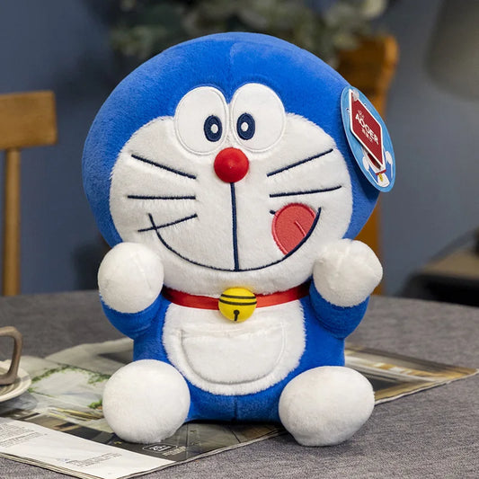 Aoger Doraemon Cake Popcorn Plush Toy Kawaii Japanese Style Dessert Series Plushies Cuddly Doll Toys Girl Cartoon Birthday Gifts