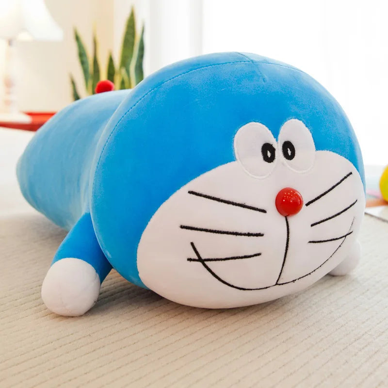 Large Size Kawaii Doraemon Plush Toy Soft Stuffed Cartoon Animal Doll Blue Jingle Cat Home Decoration Children Christmas Gift