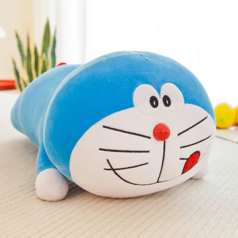 Large Size Kawaii Doraemon Plush Toy Soft Stuffed Cartoon Animal Doll Blue Jingle Cat Home Decoration Children Christmas Gift