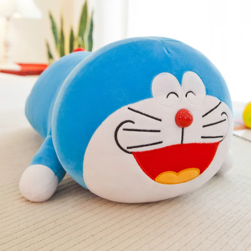 Large Size Kawaii Doraemon Plush Toy Soft Stuffed Cartoon Animal Doll Blue Jingle Cat Home Decoration Children Christmas Gift