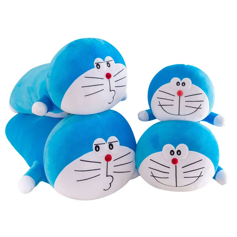 Large Size Kawaii Doraemon Plush Toy Soft Stuffed Cartoon Animal Doll Blue Jingle Cat Home Decoration Children Christmas Gift