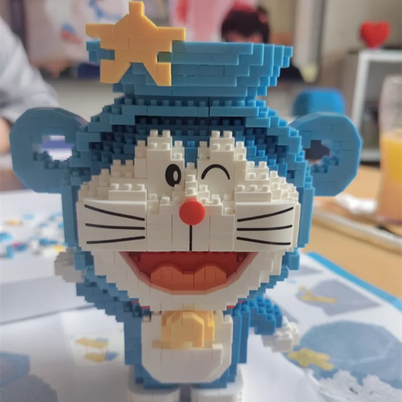 BALODY Doraemon twelve constellations building blocks Kawaii difficult assembly model educational children's toys birthday gift