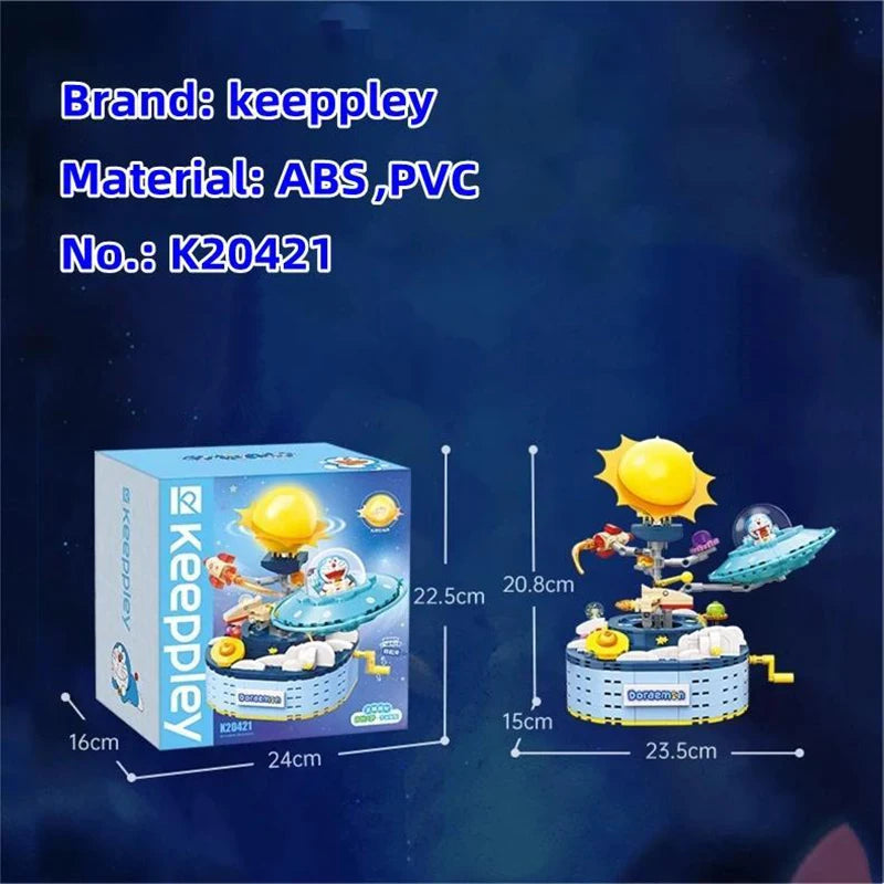 New Keeppley Doraemon Building Blocks Universe Adventure Series Assembled Cartoon Animation Model Children's Toys Girl Boy Gifts