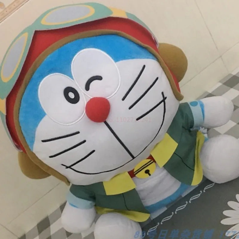 New Cute Japan Anime Doraemon The Movie Nobita's Sky Utopia Big Plush Toy 45cm Pillow Cushion Stuffed Kids Holiday Gifts Doll