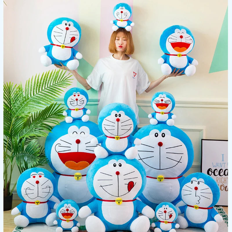 Anime Doraemon Kawaii Stuffed Plush Toy Soft Animal Plush Doll Anime Figures Doraemon Dolls Birthday Gifts For Girlfriend Kids