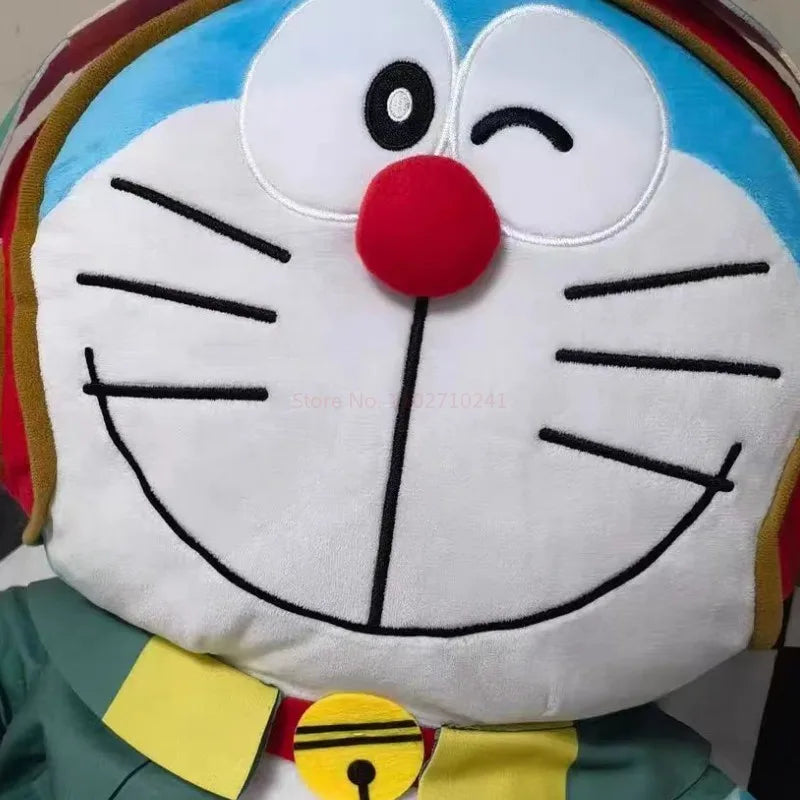 New Cute Japan Anime Doraemon The Movie Nobita's Sky Utopia Big Plush Toy 45cm Pillow Cushion Stuffed Kids Holiday Gifts Doll