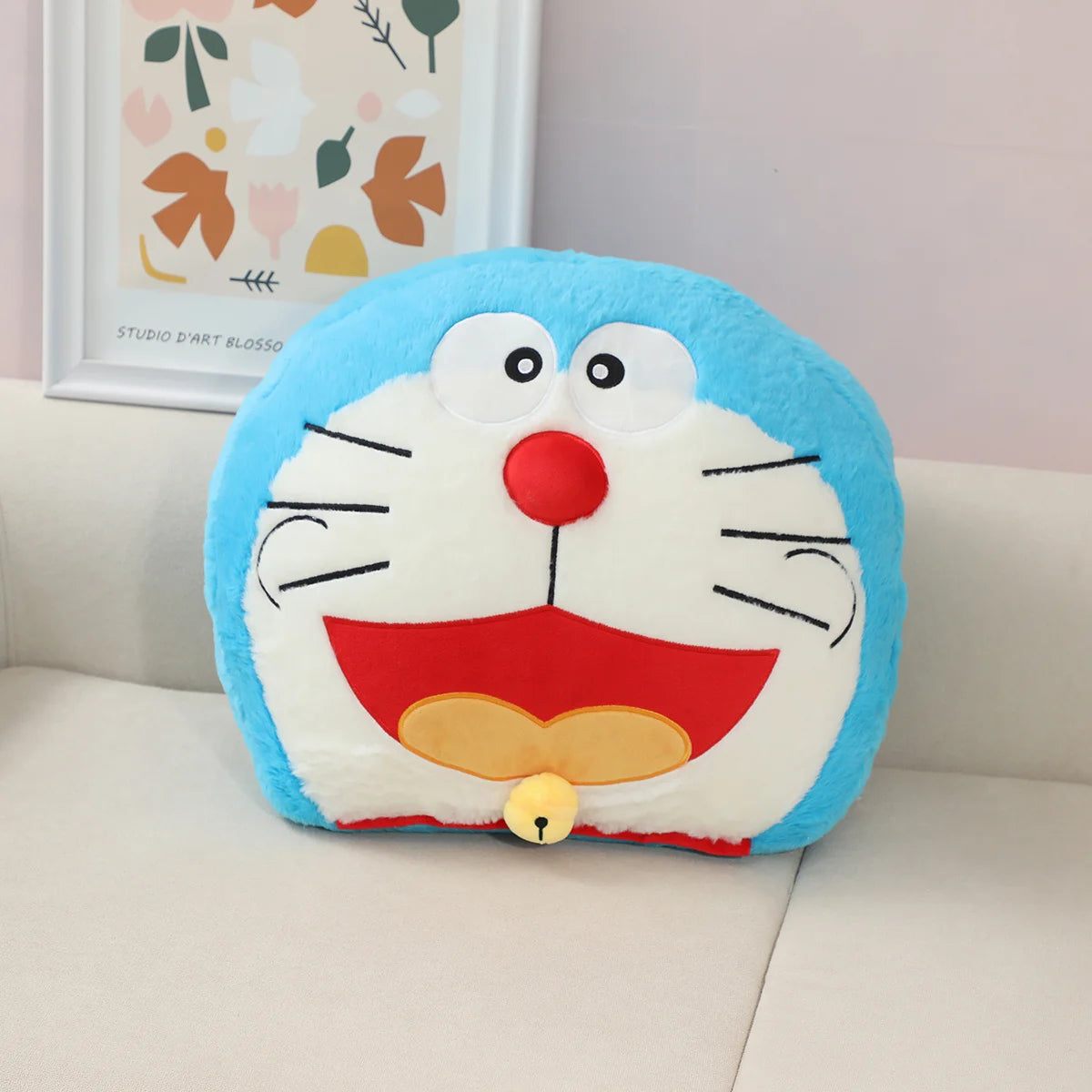 Big Size Doraemon Cuddly Comfortable Pillow Stuffed Doraemo Plushies Back Cushion Blanket Sofa Bed Sleeping Plush Toy Xmas Gift