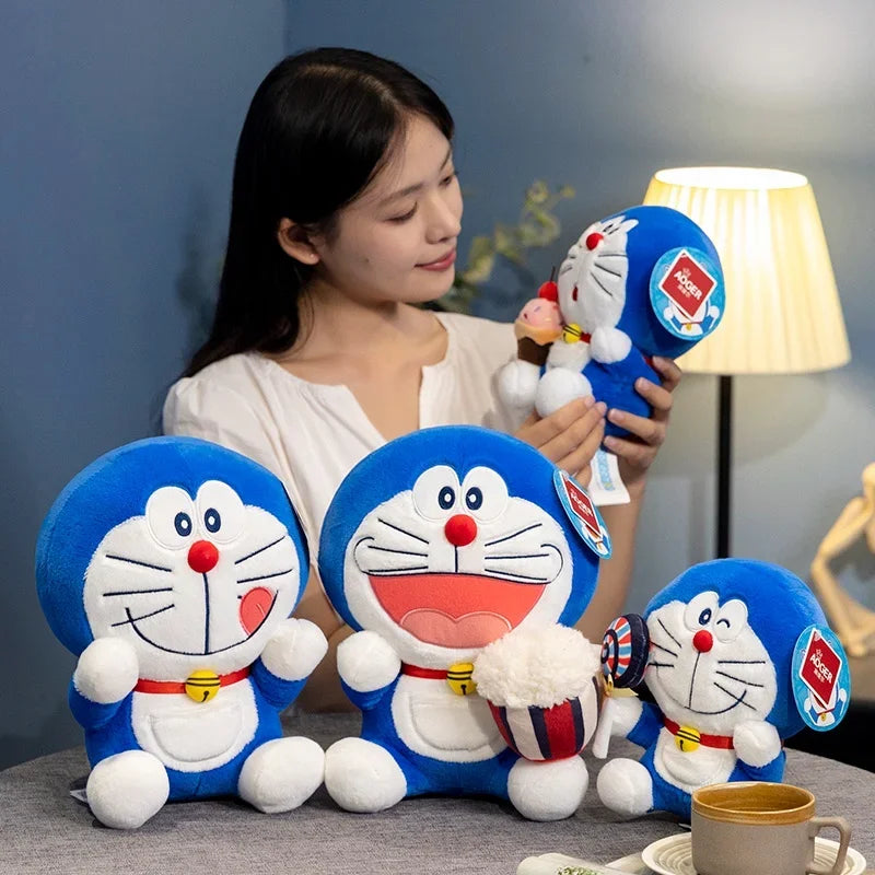 Original Doraemon Plush Toy Kawaii Japanese Style Dessert Series Doraemon Plushies Cuddly Doll Girl Birthday Gifts