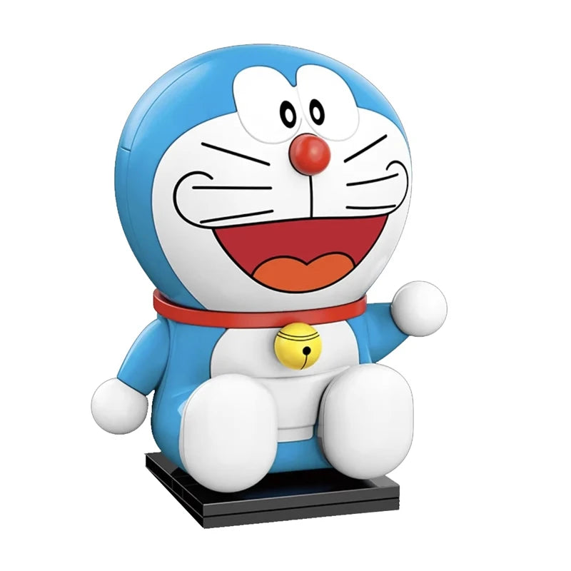 keeppley Doraemon building blocks Kawaii children's toy assembly model Japanese animation peripheral Christmas birthday gift