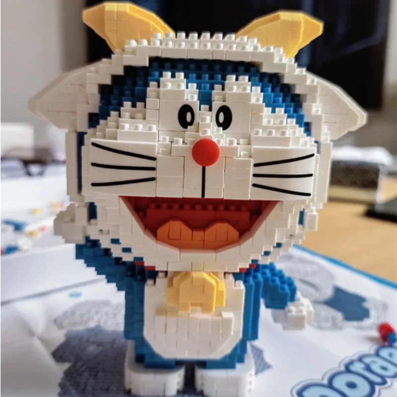 BALODY Doraemon twelve constellations building blocks Kawaii difficult assembly model educational children's toys birthday gift