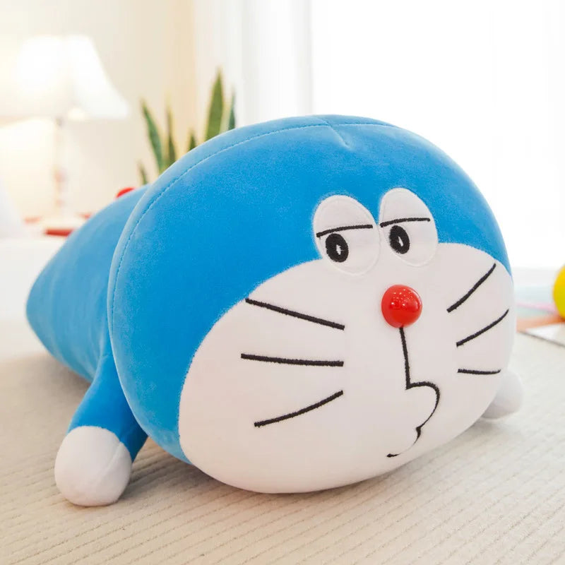 Large Size Kawaii Doraemon Plush Toy Soft Stuffed Cartoon Animal Doll Blue Jingle Cat Home Decoration Children Christmas Gift